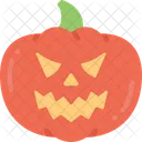Pumpkin Angry Jack O Lantern Icon