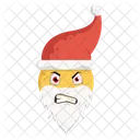 Angry Santa Aggressive Santa Santa Icon