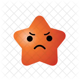 Angry star Emoji Icon