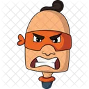 Angry Thief Man  Icon