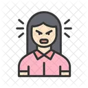 Angry Woman Woman Female Icon