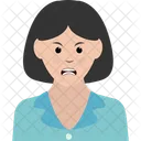 Angry woman  Icon
