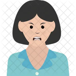 Angry woman  Icon