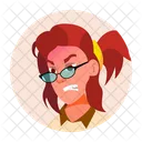Angry Woman  Icon