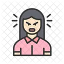 Angry Woman  Icon