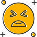 Anguish Anguish Emoji Emoticon 아이콘