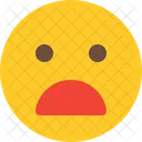 Anguished Emoji Smiley Icon