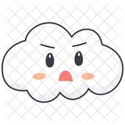 Anguished cloud  Icon