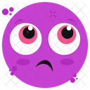 Anguished Emoji Anguished Emoticon Emotion Icon