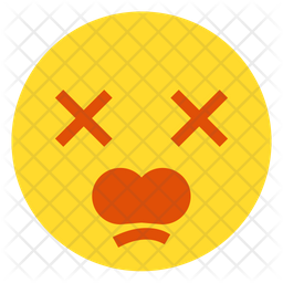 Anguished Face Emoji Icon PNG vector in SVG, PDF, AI, CDR format