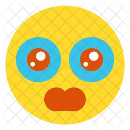 Anguished Face Emoji Icon