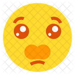 Anguished Face Emoji Icon