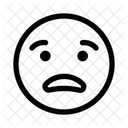 Anguished Face Storm Icon