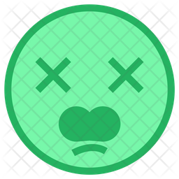 Anguished Face Emoji Icon