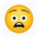 Anguished Face Emoji Emoticon Icon