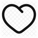Ángulo del corazón  Icono