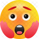 Angustiado Emoji Emoticones Icono