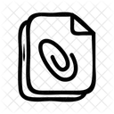 Anhang Papier  Icon