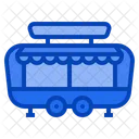 Anhanger Wohnmobil Bistro Streetfood Truck Symbol