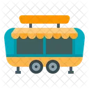 Anhanger Wohnmobil Bistro Streetfood Truck Symbol