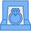 Anillo de diamantes  Icono