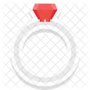 Anillo de diamantes  Icono