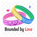 Anillos De Boda Union Joyas Icono