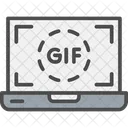Animação gif  Ícone