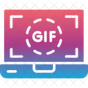Animado Formato Gif Ícone