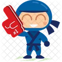 Animadora ninja  Icono