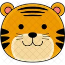 Animal Tiger Illustration Icon