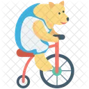 Animal Bike Circus Icon