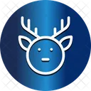Animal Face Reindeer Face Icon