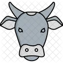 Animal Vaca Cabeza De Vaca Icono