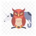 Animal Wildlife Owl Icon