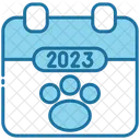 Animal 2023 Calendar Icon