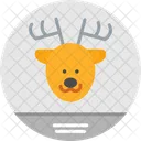 Animal Cartoon Deer Icon