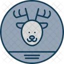 Animal Cartoon Deer Icon