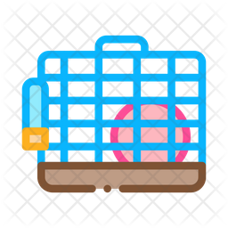 Download Animal Cage Icon Of Colored Outline Style Available In Svg Png Eps Ai Icon Fonts PSD Mockup Templates