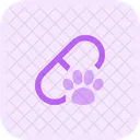 동물캡슐 동물의약품 동물건강관리 아이콘