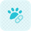동물캡슐 동물의약품 동물건강관리 아이콘