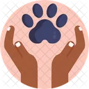 Animal Care Pawprint Pet Icon