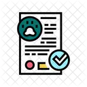 Animal Certificate Animal Free Certificate Document Icon