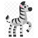 Zebra Animal Fofa  Ícone