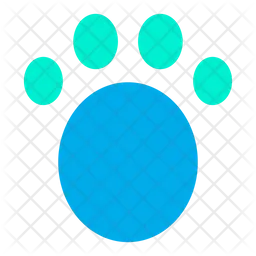 Animal footprint  Icon