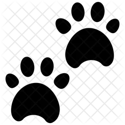 Animal Footprint Icon - Download in Glyph Style Animal Footprint Icon - Download in Glyph Style