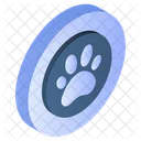 Animal footprint  Icon