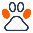 Animal Footprint Tracking Trail Icon