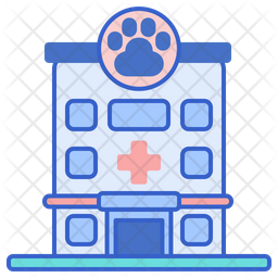 Animal Hospital Icon Of Colored Outline Style Available In Svg Png Eps Ai Icon Fonts