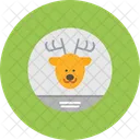 Animal Cartoon Deer Icon